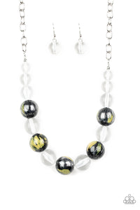 Torrid Tide - Yellow Necklace - Paparazzi