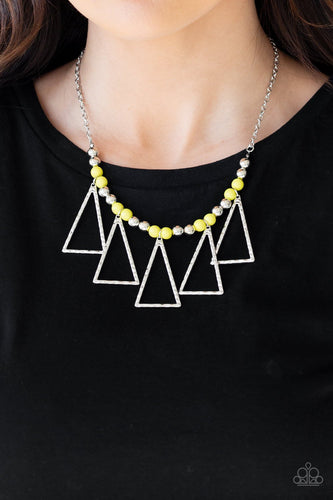 Terra Nouveau - Yellow Necklace - Paparazzi