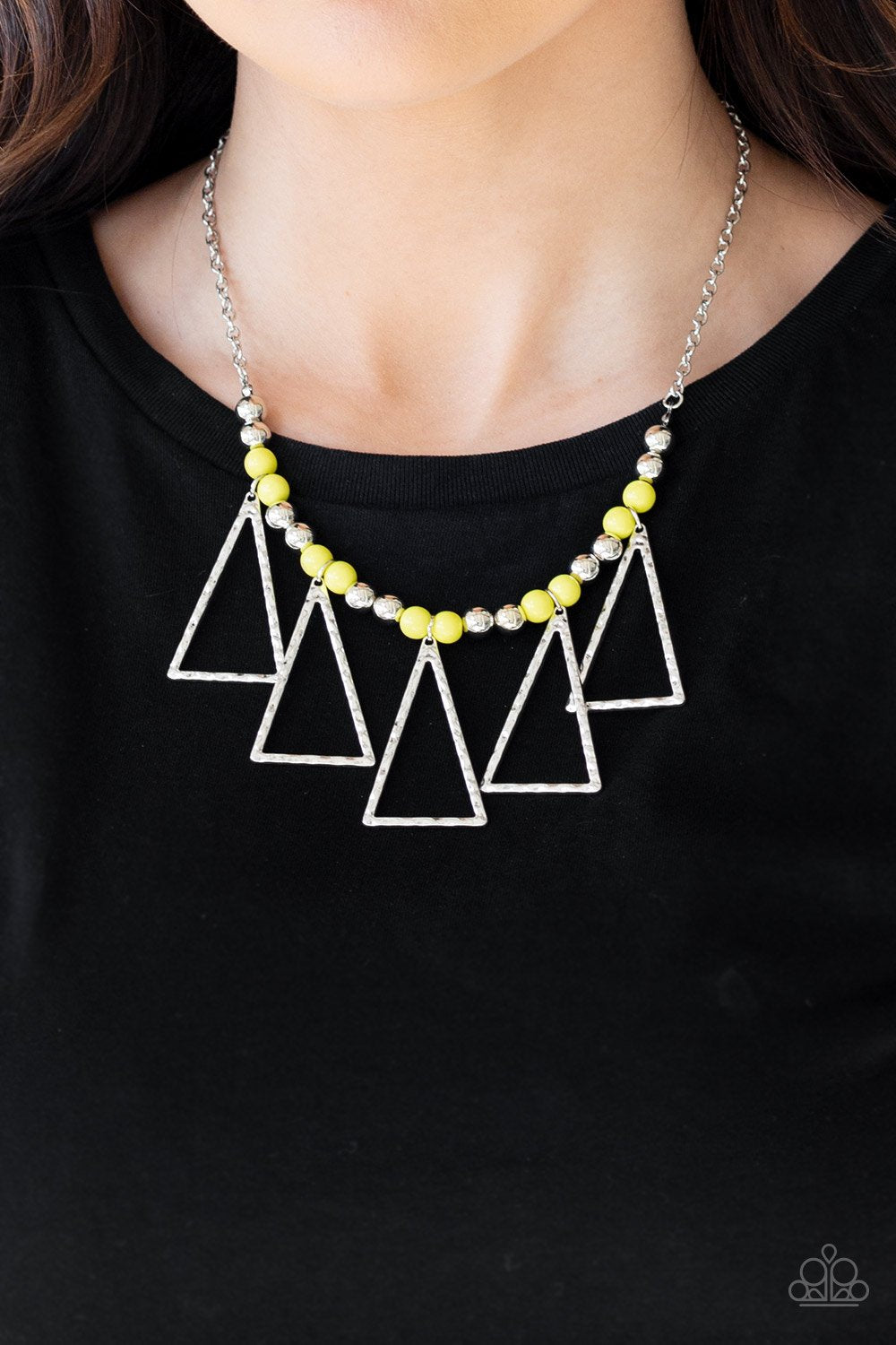 Terra Nouveau - Yellow Necklace - Paparazzi