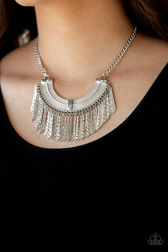 Impressively Incan - Silver Necklace - Paparazzi