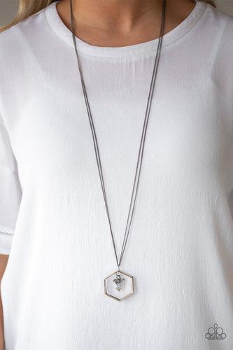 Chicly Geocentric - Multi Necklace - Paparazzi