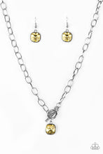 Load image into Gallery viewer, Dynamite Dazzle - Yellow Necklace - Paparazzi