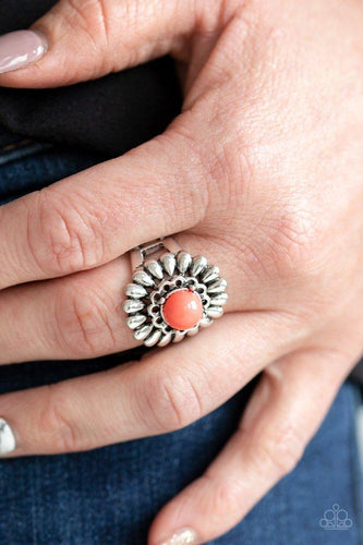 Poppy Pep - Orange Ring - Paparazzi