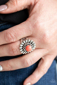 Poppy Pep - Orange Ring - Paparazzi