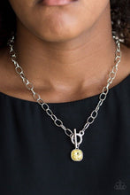 Load image into Gallery viewer, Dynamite Dazzle - Yellow Necklace - Paparazzi