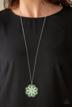 Load image into Gallery viewer, Spin Your PINWHEELS - Green Necklace  Paparazzi