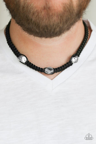 RIDERS Block - Black Necklace - Paparazzi