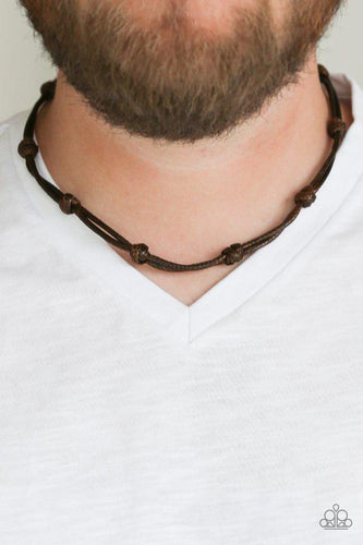 In or SCOUT - Brown Necklace - Paparazzi