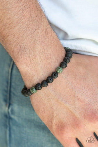 Enlivened - Green Bracelet- Paparazzi