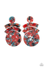 Load image into Gallery viewer, In The HAUTE Seat - Orange Earrings - Paparazzi