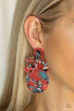 Load image into Gallery viewer, In The HAUTE Seat - Orange Earrings - Paparazzi