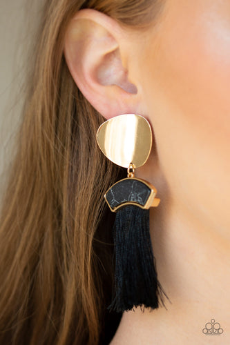 Insta Inca - Gold Earrings - Paparazzi