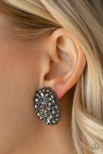 Load image into Gallery viewer, Daring Dazzle - Black Earrings - Paparazzi