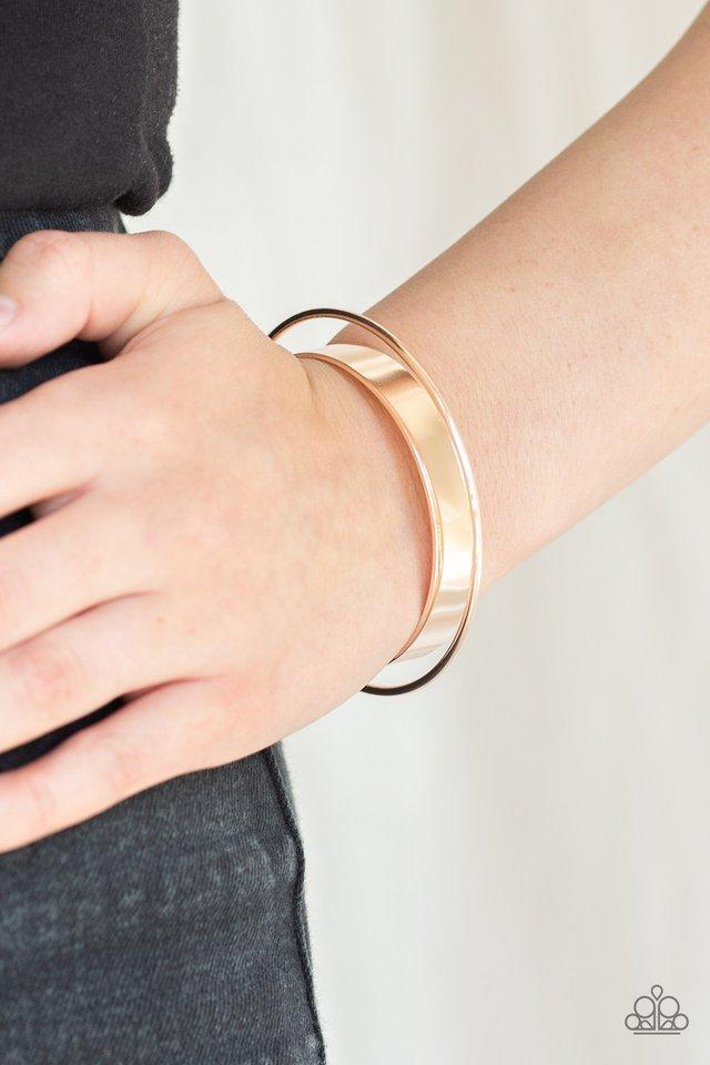 Avant-MOD - Rose Gold Bracelet - Paparazzi