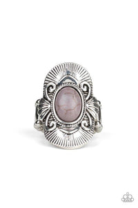 Oracle Oasis - Silver Ring  - Paparazzi