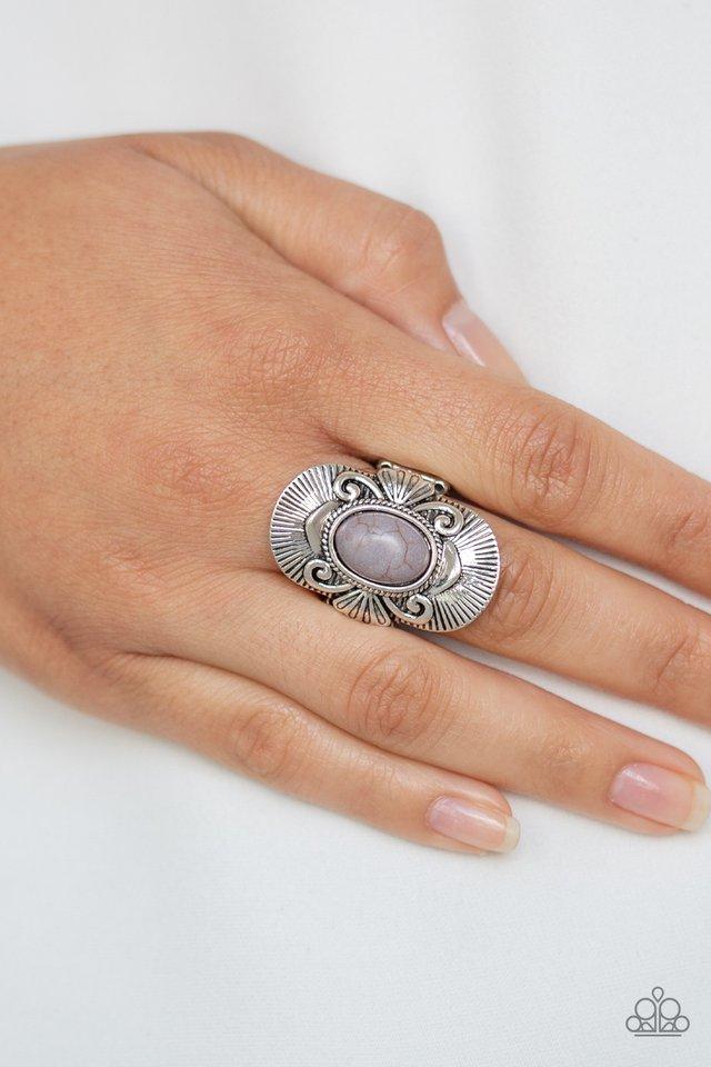 Oracle Oasis - Silver Ring  - Paparazzi