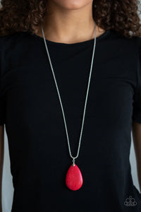 Sedona Sandstone - Red Necklace - Paparazzi