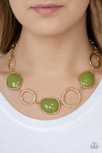 Load image into Gallery viewer, Haute Heirloom - Green Necklace - Paparazzi