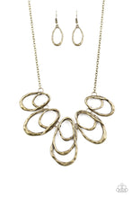 Load image into Gallery viewer, Terra Storm - Brass Necklace - Paparazzi