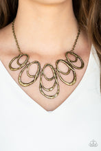 Load image into Gallery viewer, Terra Storm - Brass Necklace - Paparazzi