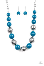 Load image into Gallery viewer, Floral Fusion - Blue Necklace - Paparazzi