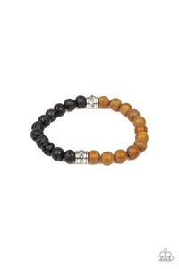 Tuned In - Brown Bracelet - Paparazzi