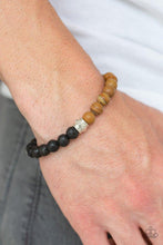 Load image into Gallery viewer, Tuned In - Brown Bracelet - Paparazzi