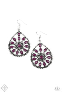 Free To Roam - Purple Earrings - Paparazzi