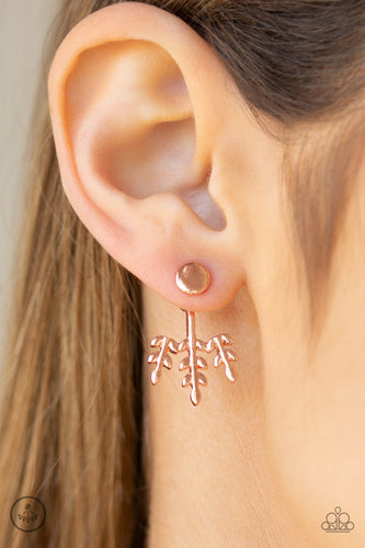 Autumn Shimmer - Copper Earrings - Paparazzi