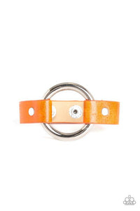 Rustic Rodeo - Orange Bracelet - Paparazzi