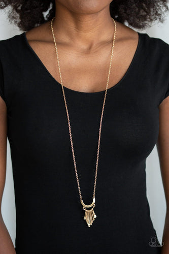 Trendsetting Trinket - Gold Necklace - Paparazzi