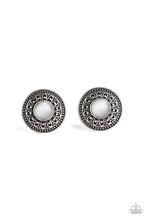 Load image into Gallery viewer, Fine Flora - White Earrings - Paparazzi