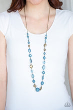 Load image into Gallery viewer, Secret Treasure - Blue Necklace - Paparazzi