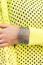 Load image into Gallery viewer, Brace Yourself - Silver Bracelet - Paparazzi