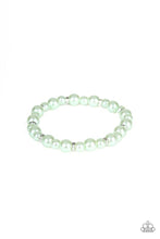 Load image into Gallery viewer, Powder and Pearls - Green Bracelet - Paparazzi