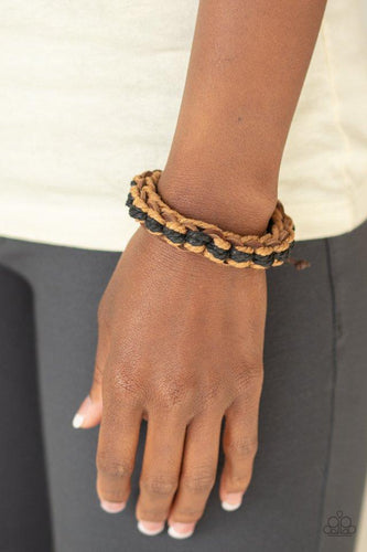 WEAVE It To Me - Brown Bracelet - Paparazzi