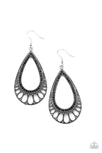 Load image into Gallery viewer, Royal Finesse - Black Earrings - Paparazzi