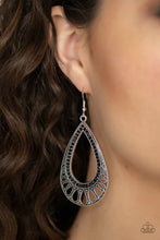Load image into Gallery viewer, Royal Finesse - Black Earrings - Paparazzi
