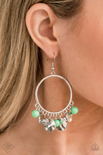 Load image into Gallery viewer, Chroma Chimes - Green Earrings - Paparazzi