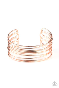 HAUTE Wired - Copper Bracelet - Paparazzi