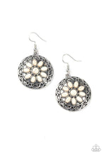 Load image into Gallery viewer, Mesa Oasis - White Earrings - Paparazzi