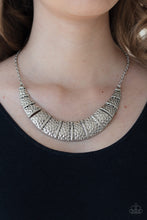 Load image into Gallery viewer, Metallic Mechanics - Silver Necklace - Paparazzi