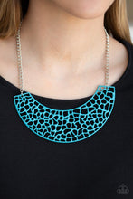 Load image into Gallery viewer, Powerful Prowl - Blue Necklace - Paparazzi