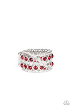 Load image into Gallery viewer, Elegant Effervescence - Red Ring - Paparazzi