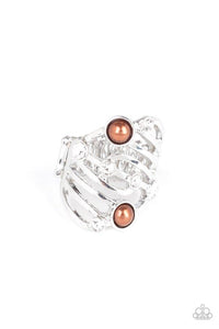 Dancing Diamonds - Brown Ring - Paparazzi
