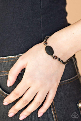 On The Home Front - Black Bracelet - Paparazzi