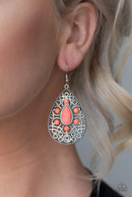 Load image into Gallery viewer, Modern Garden - Orange Earrings - Paparazzi