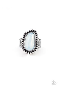 For ETHEREAL! - White Ring - Paparazzi