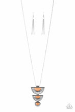 Load image into Gallery viewer, Serene Sheen - Orange Necklace - Paparazzi