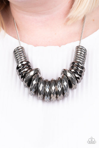 Haute Hardware - Silver Necklace - Paparazzi